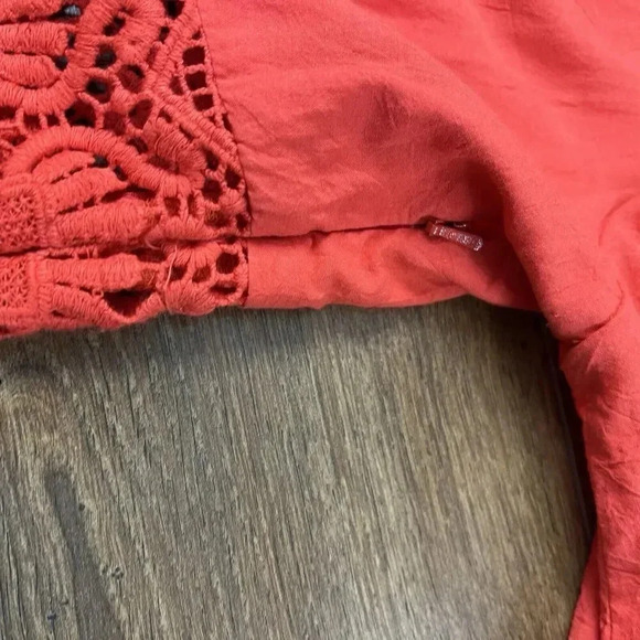 Women's Size Xs Nightcap Tulum Short Orange‎ Dress Crochet/Cutouts - Picture 5 of 7